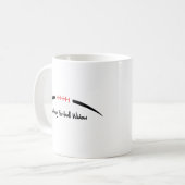 Fantasie-Fußball-Witwe Kaffeetasse (Vorderseite Links)