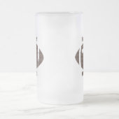 Fantasie-Fußball-Zauberer Mattglas Bierglas (Mittel)