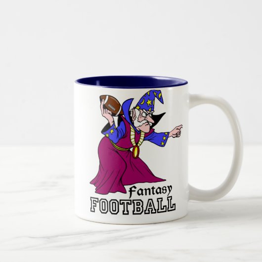 Fantasie-Fußball Zweifarbige Tasse (Rechts)
