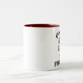 Fantasie-Fußball Zweifarbige Tasse (Mittel)