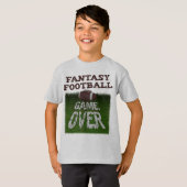 Fantasie-Fußballspiel über Kindern T-Shirt (Vorne ganz)