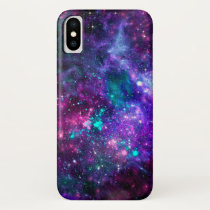 Fantasie-Galaxie-kosmischer Raum-lila aquamarines Case-Mate iPhone Hülle