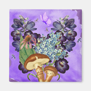 Fantasie-Garten-Druck Magnet