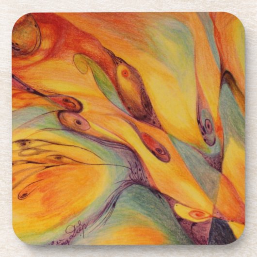 Fantasie Getränkeuntersetzer (Vorderseite)