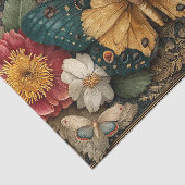 Fantasie-Gotik-Motten-Garten-Collage-Decoupage Seidenpapier (Ausschnitt)