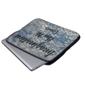 Fantasie hat keine Grenzen für blauen Himmel, puff Laptopschutzhülle (Vorne Knopf)