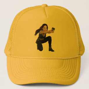 Fantasie-Heldin T-Shirt Truckerkappe