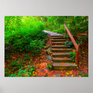 Fantasie-Herbst-Plakat Poster