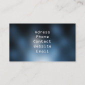 Fantasie-Himmel-Visitenkarte Visitenkarte (Rückseite)