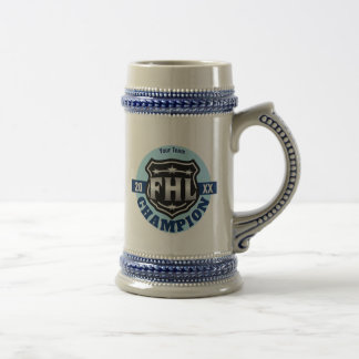 Fantasie-Hockey-Liga-Meister -- FHL Logo Bierglas