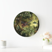 Fantasie im Amazonas Große Wanduhr (Zuhause)