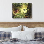 Fantasie im Amazonas Leinwanddruck (Insitu (Schlafzimmer))