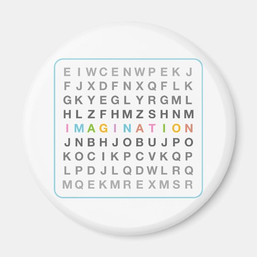 Fantasie im Puzzle Magnet (Vorne)