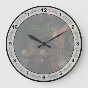 Fantasie - In die Nacht Große Wanduhr