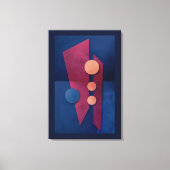 "Fantasie in G-Dur" Abstrakte Kunst Leinwanddruck (Vorderseite)