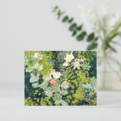 Fantasie in Grün Postkarte (Stehend Vorderseite)