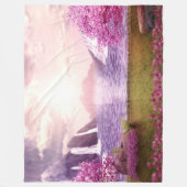 FANTASIE IN PINK FLEECEDECKE (Vorderseite)
