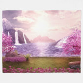 FANTASIE IN PINK FLEECEDECKE (Vorderseite (Horizontal))