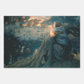 Fantasie in Twilight (von Edward Robert Hughes) Geschenkpapier Set (Vorderseite 3)