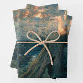 Fantasie in Twilight (von Edward Robert Hughes) Geschenkpapier Set (Beispiel)