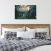 Fantasie in Twilight (von Edward Robert Hughes) Leinwanddruck (Insitu (Schlafzimmer))