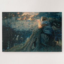 Fantasie in Twilight (von Edward Robert Hughes) Puzzle