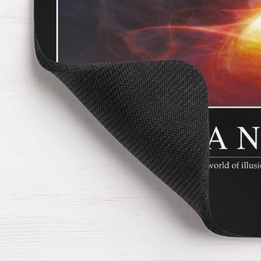 Fantasie: Inspiration Zitat Mousepad (Ecke)