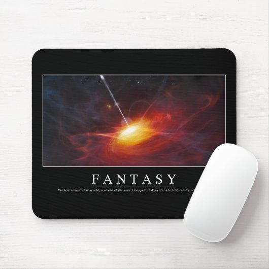 Fantasie: Inspiration Zitat Mousepad (Mit Mouse)