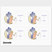 Fantasie ist Magie Fairy Rechteckiger Aufkleber (Blatt)