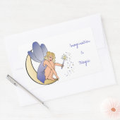 Fantasie ist Magie Fairy Rechteckiger Aufkleber (Umschlag)