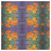 Fantasie-Kalifornien-Mohnblumenreflexionsgewebe Stoff (Muster)