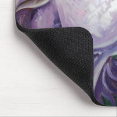 Fantasie-Karussell-Pferde-und Mond-Kunst Mousepad (Ecke)