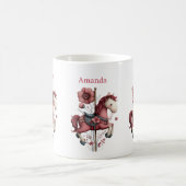 Fantasie Karussellpferd Bild Kaffeetasse (Mittel)