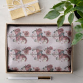 Fantasie Karussellpferd Bildmuster Seidenpapier (Geschenk)