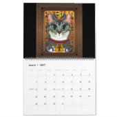 Fantasie-Katzen-Kunst-Kalender. Feenhafte Katzen Kalender (Mär 2027)