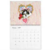Fantasie-Katzen-Kunst-Kalender. Feenhafte Katzen Kalender (Feb 2027)