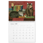 Fantasie-Katzen-Kunst-Kalender. Feenhafte Katzen Kalender (Jan 2027)
