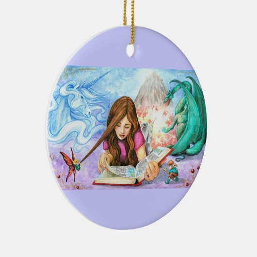 Fantasie Keramik Ornament (Rechts)