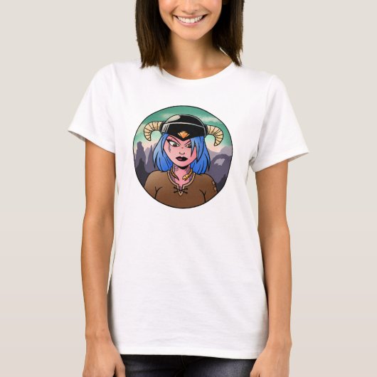 Fantasie Krieger T-Shirt (Vorderseite)