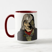 Fantasie-Krieger und Kriegsherrn-Tasse Tasse (Links)