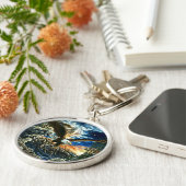 Fantasie-Kunst-Adler-Schlüsselanhänger Schlüsselanhänger (Seite)