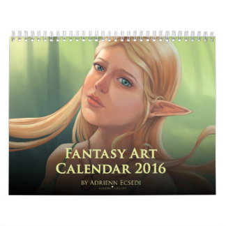 Fantasie-Kunst-Kalender 2016 durch Adrienn Ecsedi Kalender