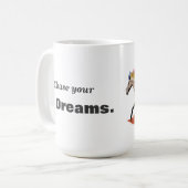 Fantasie-Kunst - Regenbogen-Pferd Kaffeetasse (Vorderseite Links)