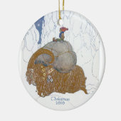 Fantasie-Kunst-schwedische Keramik Ornament (Links)