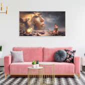 Fantasie Leinwanddruck (Insitu (Wohnzimmer))