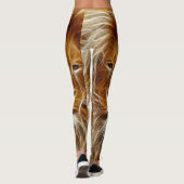Fantasie-Löwe-Kopf-Gewohnheits-Leggings Leggings (Rückseite)