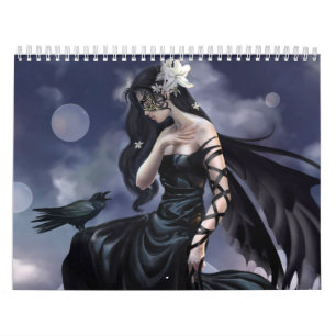 Fantasie-Mädchen-Kalender Kalender