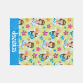 Fantasie-Mädchendecke Muster des Spaßes addieren Fleecedecke (Vorderseite (Horizontal))