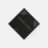 Fantasie Märchenhochzeit Serviette (Ecke)