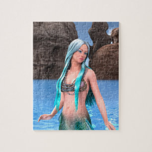 Fantasie-Meerjungfrau Puzzle